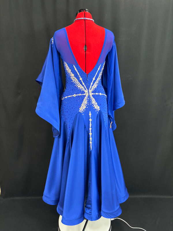 Blue “Rosa” Standard Dress