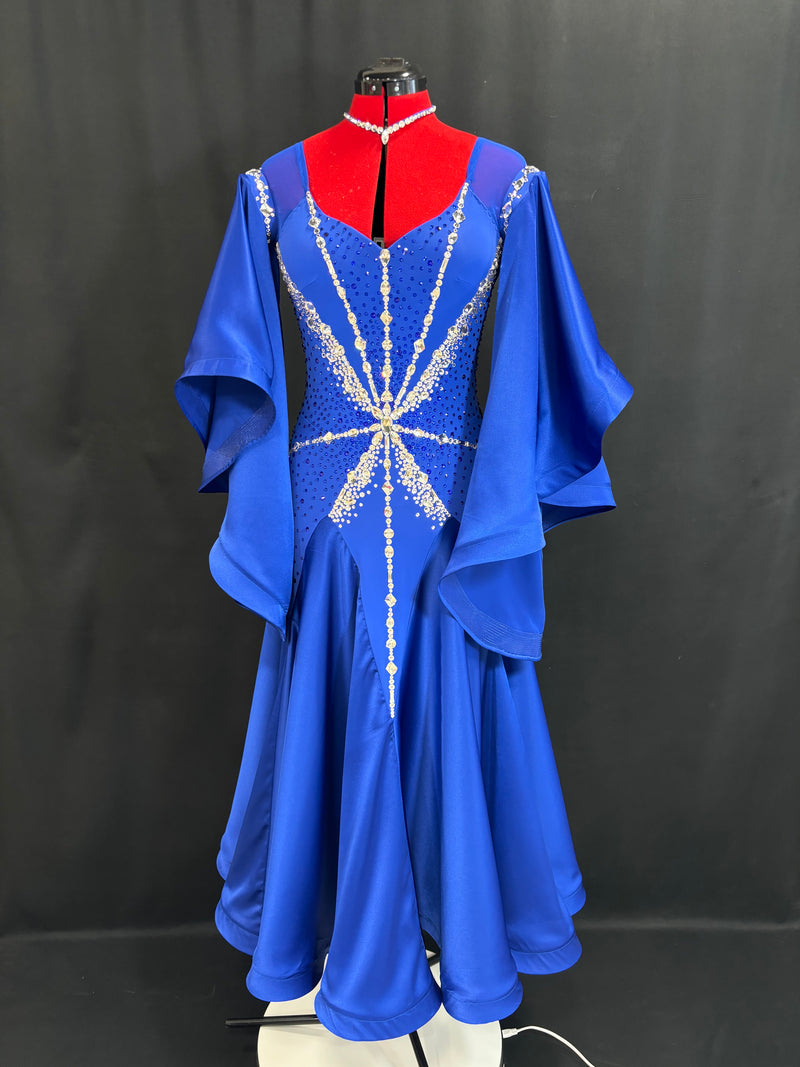 Blue “Rosa” Standard Dress