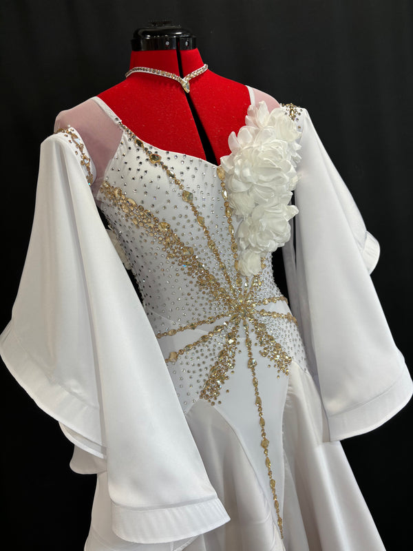 White “Rosa” Ballroom Dress