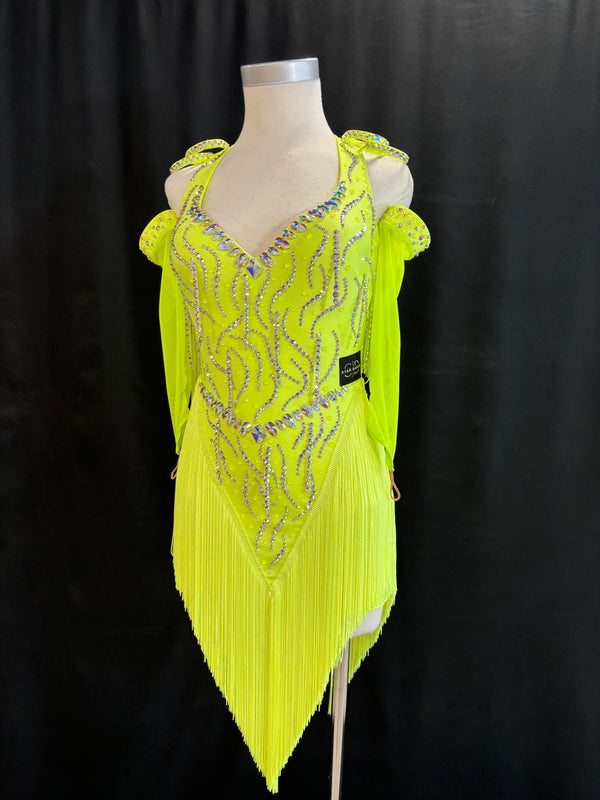 Latin Dress SIZE S/M "Neon Power"