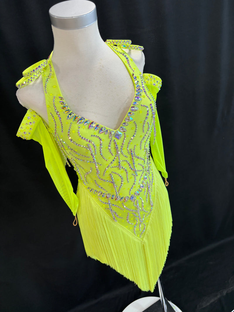 Latin Dress SIZE S/M "Neon Power"