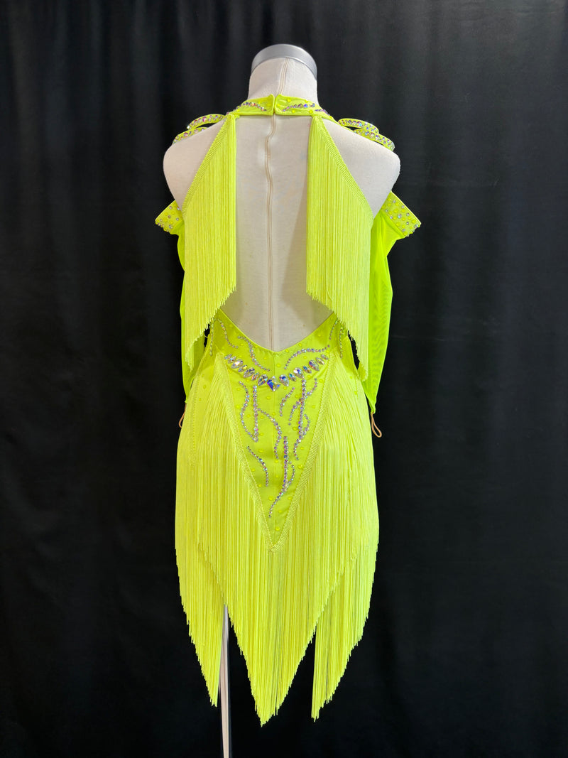 Latin Dress SIZE S/M "Neon Power"